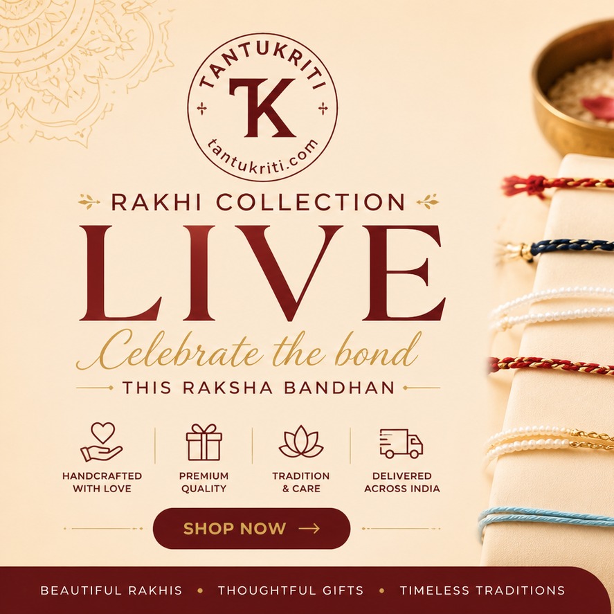 TantuKriti Rakhi Collection is live - Celebrate the bond this Raksha Bandhan